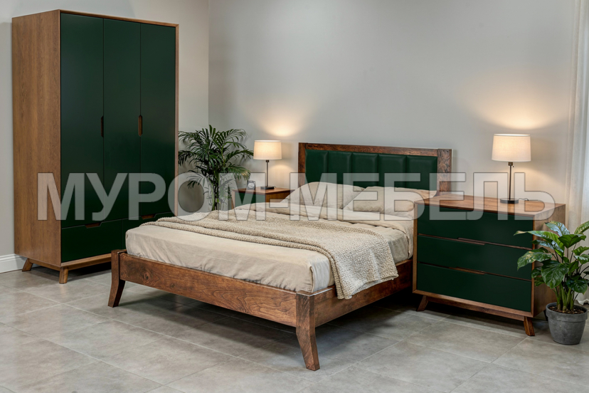 Спальный гарнитур Монако Здесь изображено Спальный гарнитур Монако