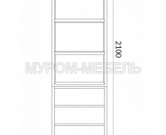 Здесь изображено Стеллаж Бали Люкс