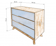 Здесь изображено Комод Монако