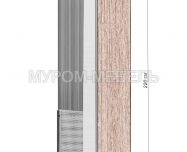 Шкаф Бергамо 1 ств., фасады МДФ в эмали Здесь изображено Шкаф Бергамо 1 ств., фасады МДФ в эмали