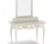Здесь изображено Дамский столик Прованс с надстройкой и зеркалом
