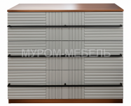 Здесь изображено  Комод Бергамо, фасады эмаль