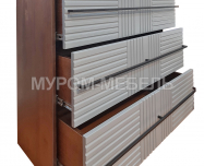 Здесь изображено  Комод Бергамо, фасады эмаль