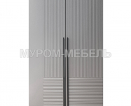 Здесь изображено Шкаф Бергамо 2-х ств., фасады МДФ в эмали