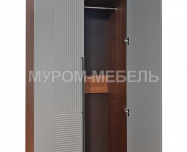 Шкаф Бергамо 2-х ств., фасады МДФ в эмали Здесь изображено Шкаф Бергамо 2-х ств., фасады МДФ в эмали