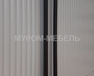 Шкаф Бергамо 2-х ств., фасады МДФ в эмали Здесь изображено Шкаф Бергамо 2-х ств., фасады МДФ в эмали