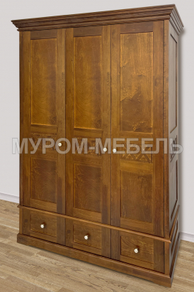 Здесь изображено Шкаф Дубрава 3-х ств. 