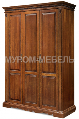 Здесь изображено Шкаф Милано 3-х створчатый из березы