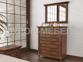 Здесь изображено Комод Мелиса 2 с зеркалом