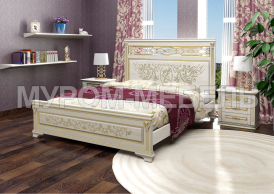 Здесь изображено Кровать Линария из березы