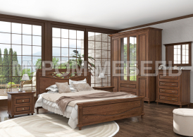 Здесь изображено Спальный гарнитур Мелиса 2