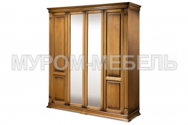 Здесь изображено Шкаф 4-х створчатый Флоренция 2