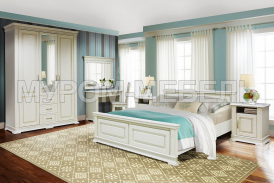 Здесь изображено Спальный гарнитур Флоренция 4