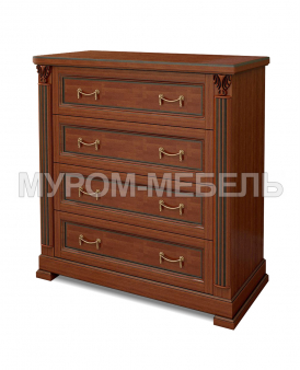 Здесь изображено Комод Виктория 4 ящика