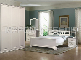 Здесь изображено Спальный гарнитур Лира