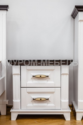 Здесь изображено Тумба Прованс Браун (белая эмаль + Венге 3)