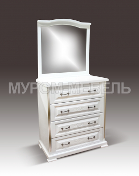 Здесь изображено Комод Сатори с зеркалом