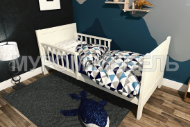 Здесь изображено Кровать детская Баунти из сосны