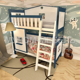 Кровать двухъярусная Коттедж Здесь изображено Кровать двухъярусная Коттедж