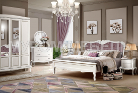 Здесь изображено Спальный гарнитур Флерон