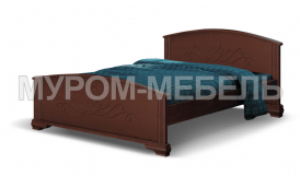 Здесь изображено Кровать Нова из сосны