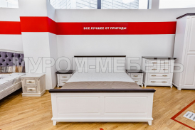 Здесь изображено Кровать Прованс Браун (белая эмаль) в интернет-магазине