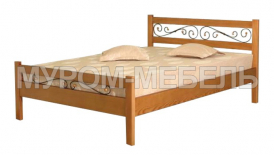 Здесь изображено Кровать Венеция (ковка)