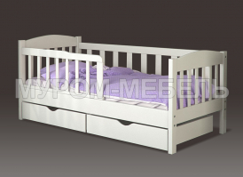 Здесь изображено Кровать Заборчик