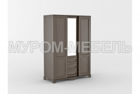 Здесь изображено Шкаф-купе Герцог трехстворчатый с зеркалом