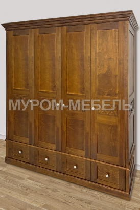Здесь изображено Шкаф Дубрава 4-х ств. 