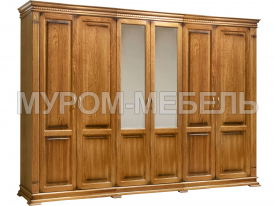 Здесь изображено Шкаф 6-ти створчатый Флоренция