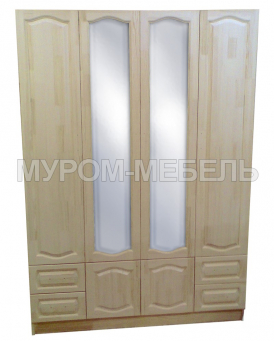 Здесь изображено Шкаф 4-х створчатый из серии 