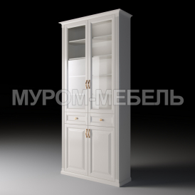 Здесь изображено Шкаф двухстворчатый с ящиками из серии 