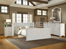Здесь изображено Спальный гарнитур Бажена 2