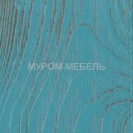 Голубая эмаль с бежево-коричневой патиной 2